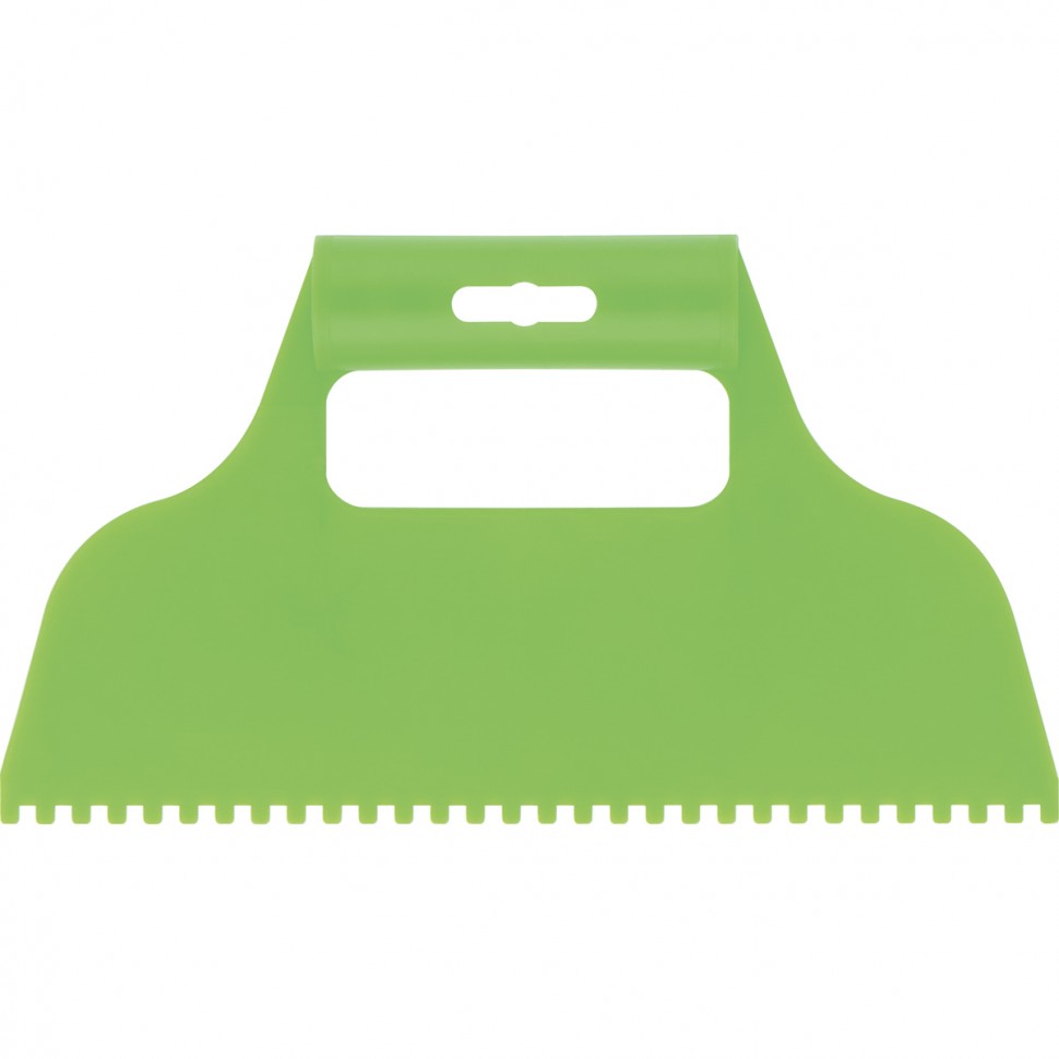 Шпатель для клея, пластмассовый, зубчатый 4 х 4 мм Сибртех