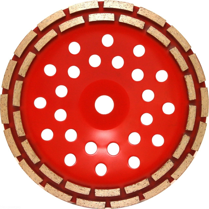 Чашка алмазная 230 Сегментная двухрядная