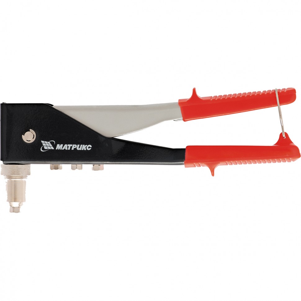 Фото Заклепочник, 250 мм, переставной 0-90 градусов, заклепки 2,4-3,2-4,0-4,8 мм Матрикс