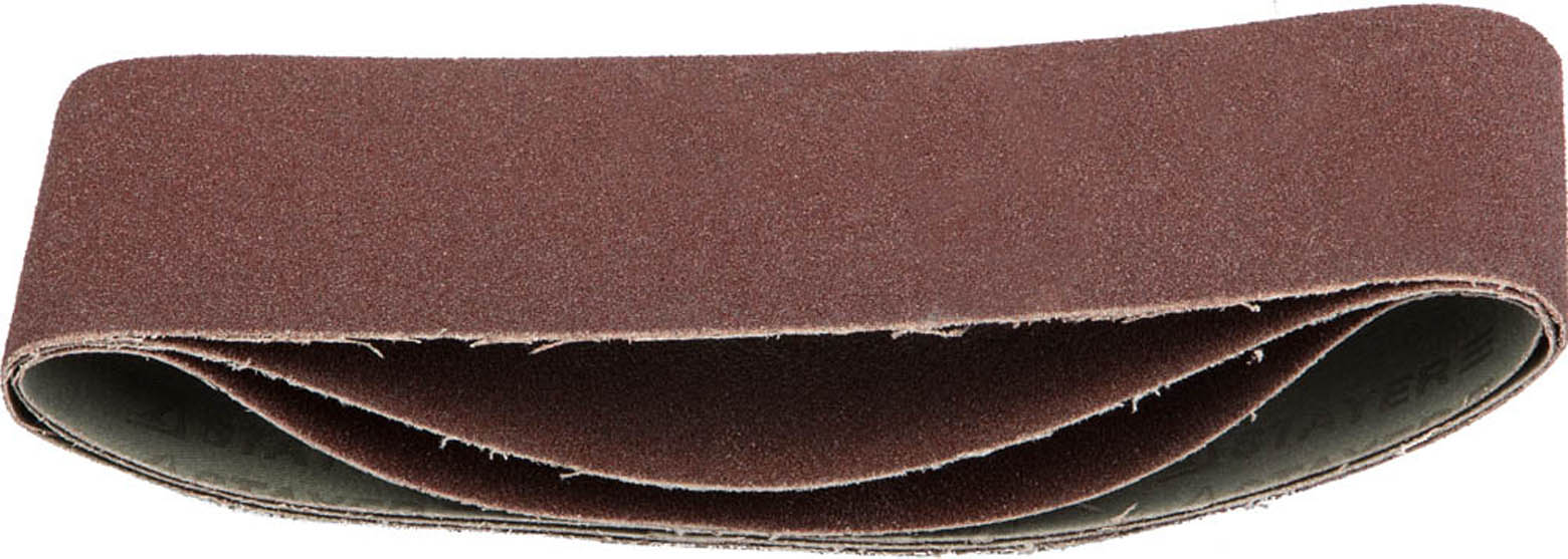 Лента шлифовальная универсальная бесконечная для ЛШМ STAYER 35441-060 Master P60, 75х457 мм, 3 шт., на тканевой основе