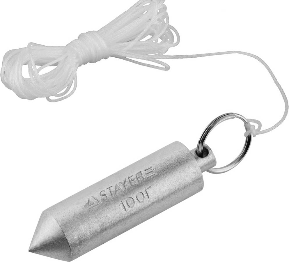 Фото Отвес строительный со шнуром STAYER 0635-10_z01 5 м, 100 г