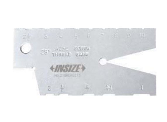Фото Шаблон резьбовой Tr 30° 2-12 мм погрешность ±10" INSIZE