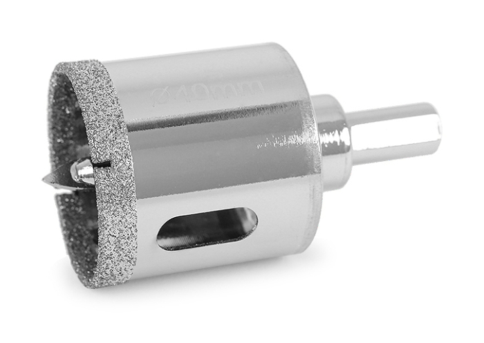 Фото Алмазная коронка по стеклу, керамической плитке, керамограниту и мрамору 30мм Messer