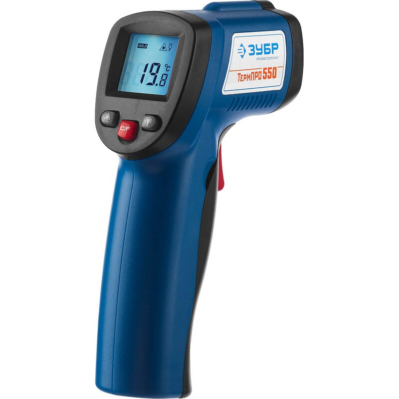 Фото Пирометр инфракрасный ТермПро-550 серия «ПРОФЕССИОНАЛ» Зубр 45723550