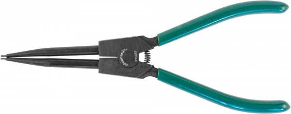 Щипцы прямые для стопорных колец удлиненные с ПВХ рукоятками, разжим, 215 мм, 10-32 мм, Jonnesway