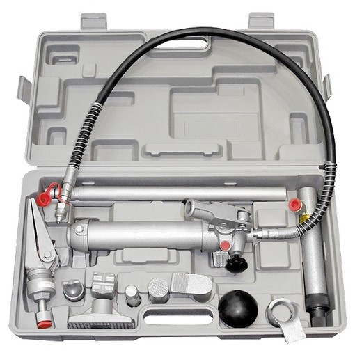 Фото Растяжка гидравлическая, 4 т, набор 12 пред., 7 сменных насадок, в пласт. кейс,е Matrix