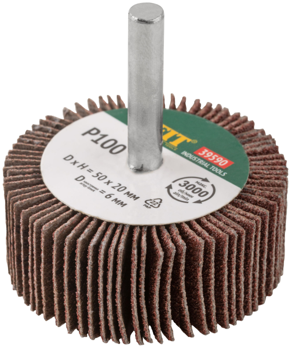Фото Диск лепестковый для дрели радиальный 50х20х6 мм Р 100 FIT