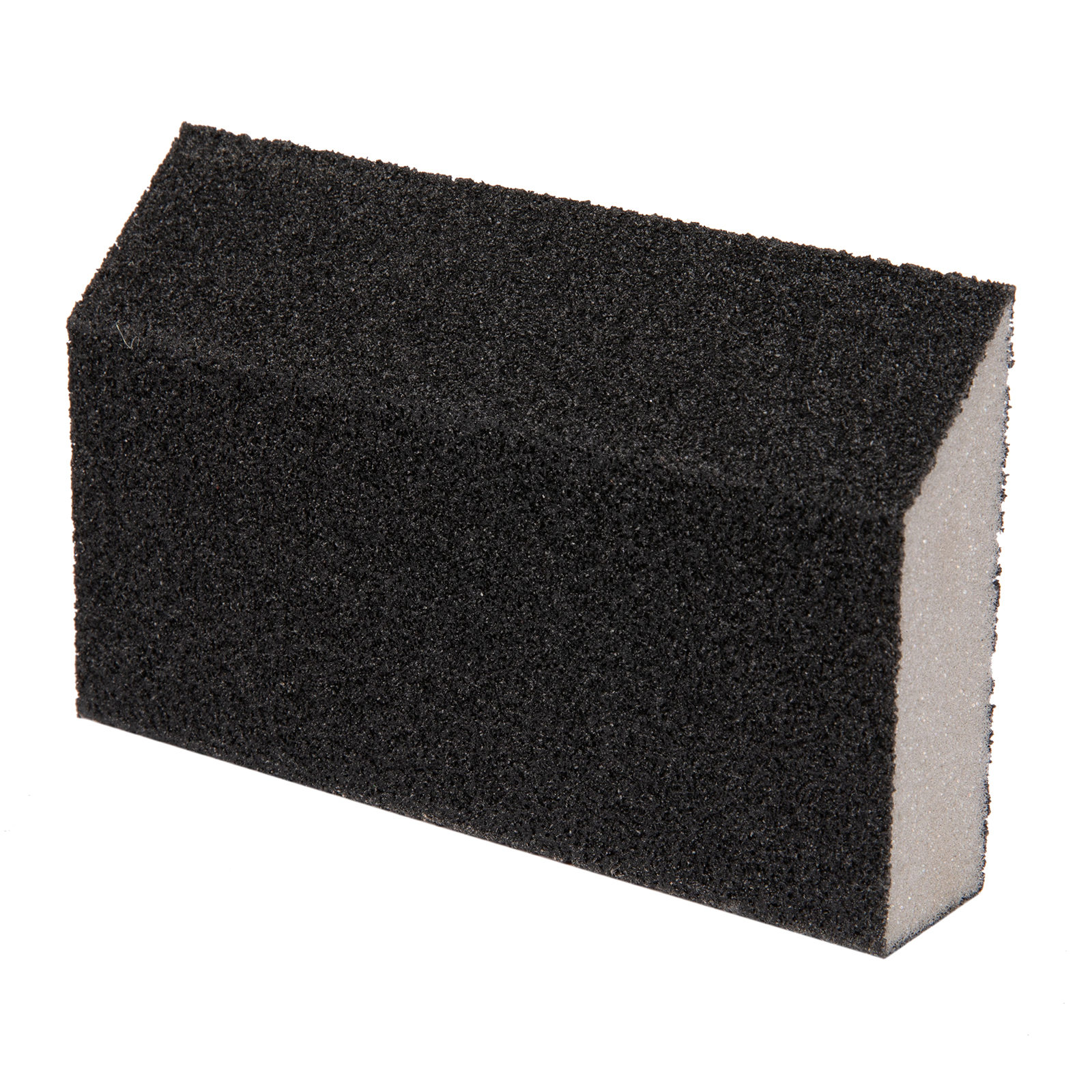 Фото Губка для шлифования, 125 х 75 х 25 мм, трапеция, средняя жесткость, P 60 Сибртех