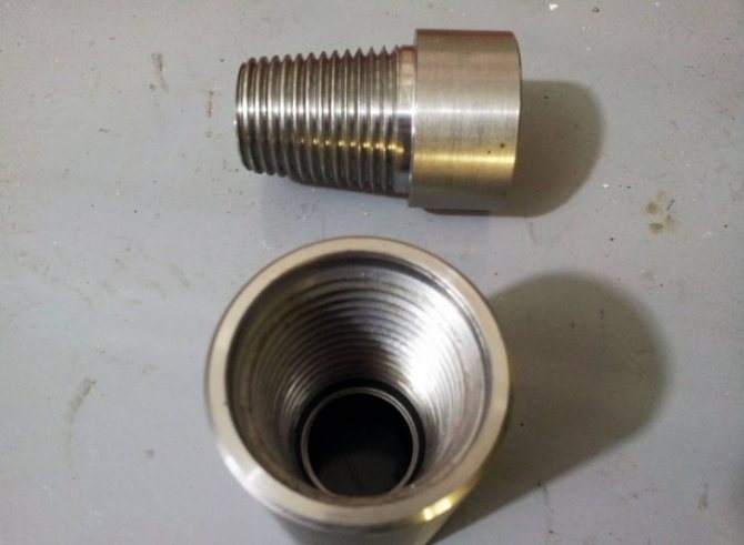 детали с конической резьбой