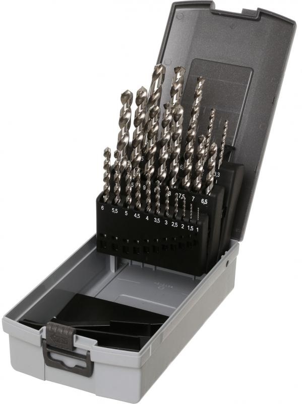 3 Место Набор сверл по металлу 1-13 мм 25 шт GUHRING