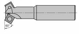 Фрезы с пластинами АС01 для снятия фаски под углом 60 градусов