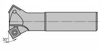 Фрезы с пластинами ZC01 для снятия фаски под углом 30 градусов