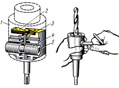 06_Конструкция двухкулачкового патрона крепление сверла в приспособлении.jpg