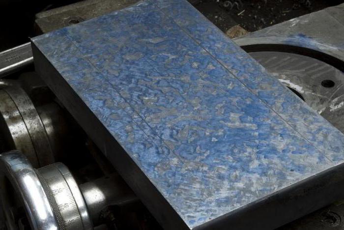 поверхность заготовки после шабрения