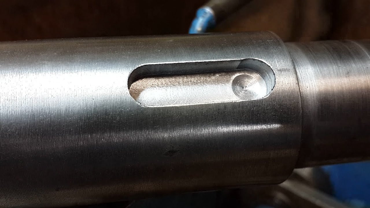 Шпоночный паз на валу