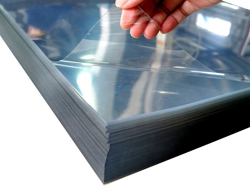 Подготовка листового пластика к фиксации шаблона