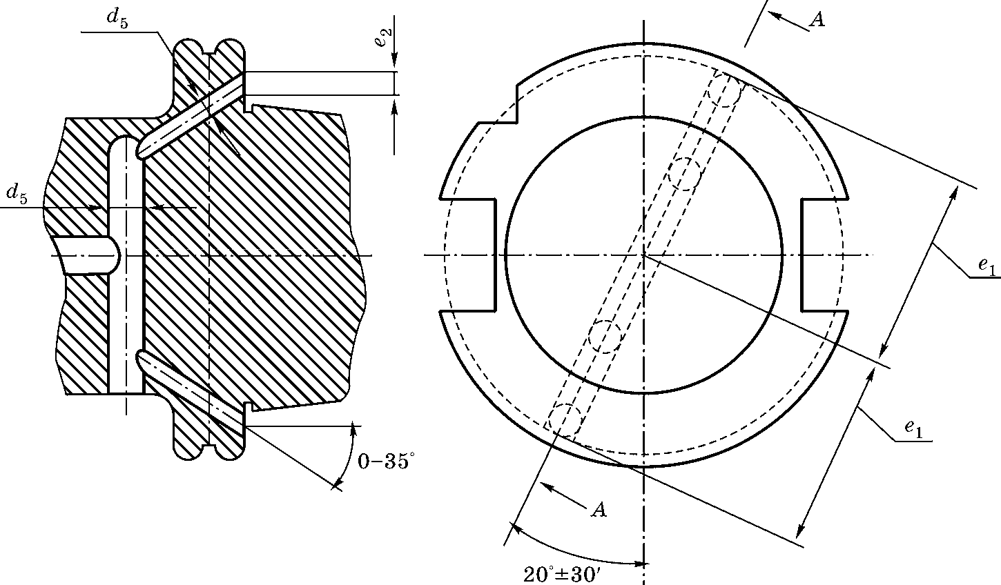 Хвостовик DIN 69871 с возможностью подачи СОЖ