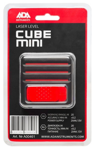 Комплект поставки ADA Cube Mini Basic Edition