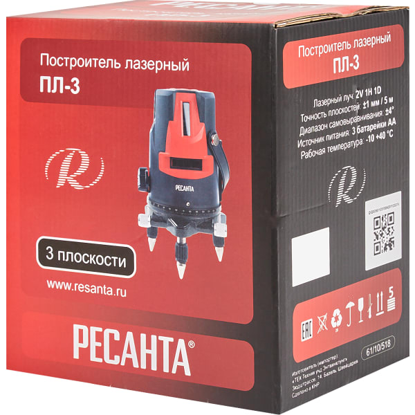 Комплект поставки Ресанта ПЛ-3