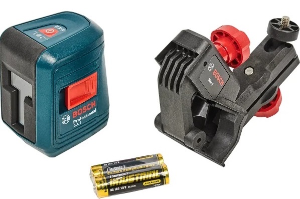 Комплект поставки Bosch GLL 2 + MM2