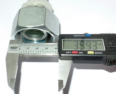 Измерение резьбы штангенциркулем