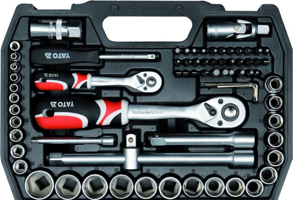 Трещотки и торцевые головки в наборе