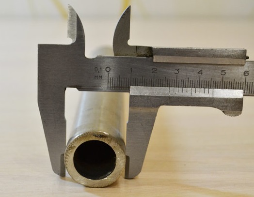 Измерение наружного диаметра трубы