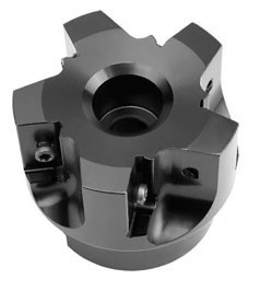 Гребенчатая резьбовая фреза насадного типа со сменными пластинами