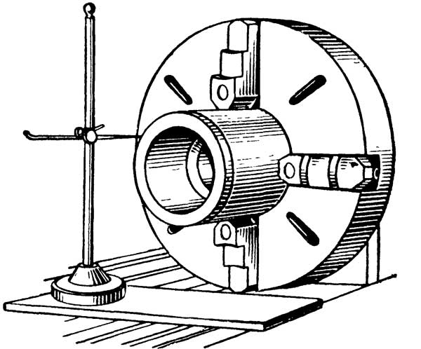 Проверка правильности установки детали