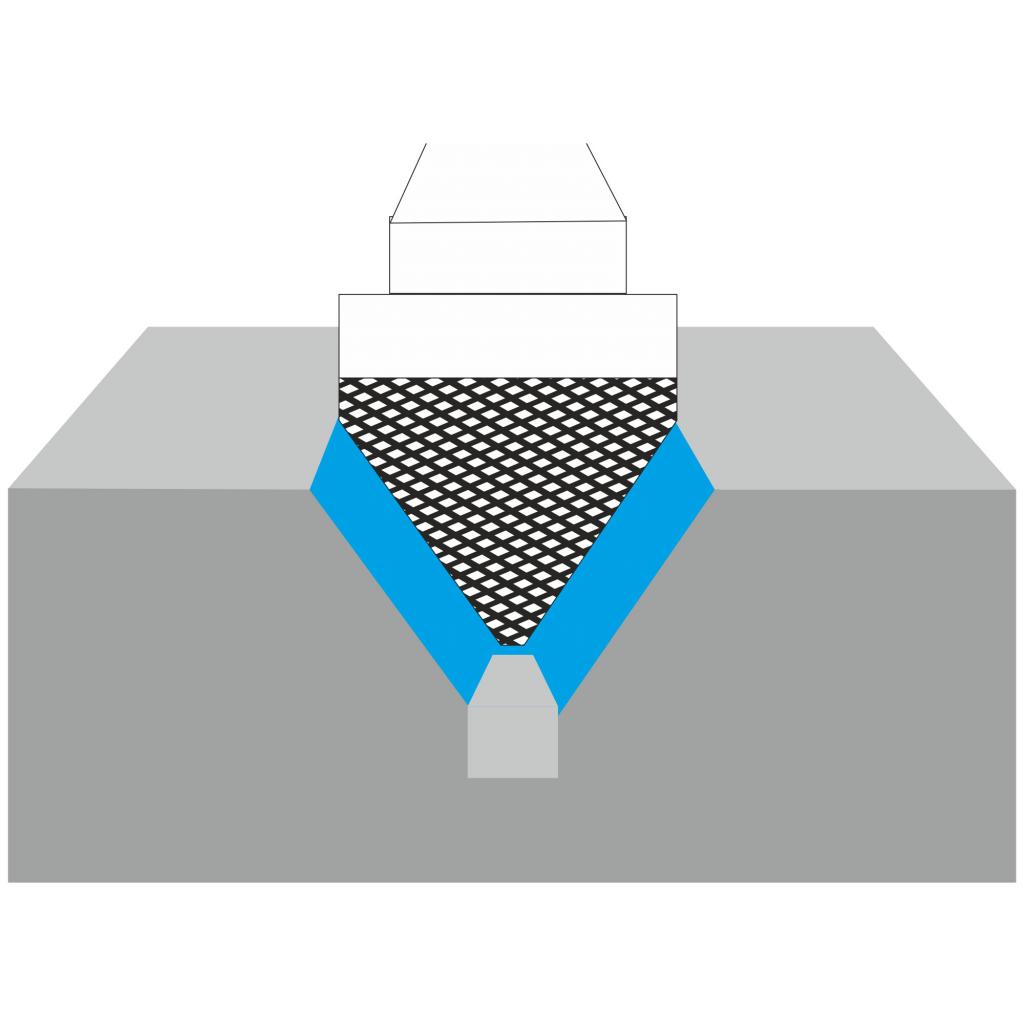 Обработка заготовки конусной борфрезой типа J