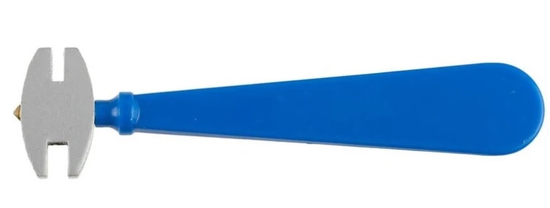 алмазный стеклорез Зубр с двумя прорезями