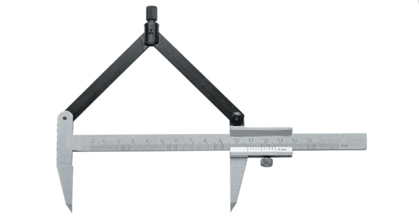 Разметочный штангенциркуль с регулировочным винтом