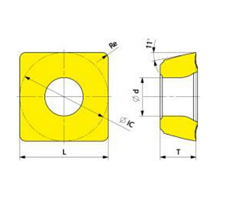 SPMG140512 TG LF6018 пластина для сверла Deskar - фото 2
