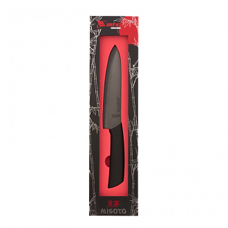 Нож кухонный "Migoto", диоксид циркония черный, 7"/175 мм Mtx Ceramics - фото 2