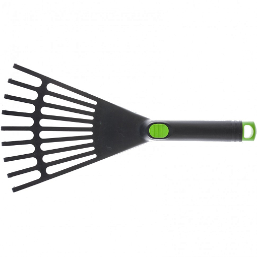 Фото 2 товара Грабли веерные 9 - зубые, 175 х 350 мм, пластиковые, Nylon, Palisad