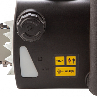 Пила цепная электрическая EDS-2200, 2.2 кВт,продольная, шина 45 см, шаг 3/8, паз 1.3 мм, 62 звена Denzel - фото 3