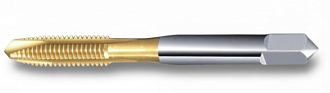 Метчик М 6х1.0 6H HSS-E TiN прямой с подточ. скв. DIN371 Deskar - фото 1