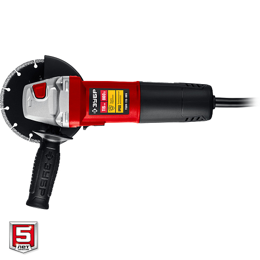 Фото 4 товара ЗУБР 1000 Вт, 125 мм, углошлифовальная машина (болгарка) УШМ-125-1005 Мастер