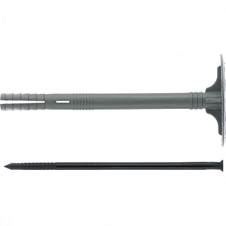 Дюбель, "Гриб" для крепления утеплителя, 180 мм, 25 шт/уп Сибртех - фото 2