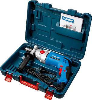 ЗУБР 1100 Вт, кейс, дрель ударная ЗДУ-1100-2 ЭРМКМ2 Профессионал - фото 9