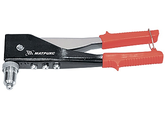 Заклепочник, 250 мм, переставной 0-90 градусов, заклепки 2,4-3,2-4,0-4,8 мм Матрикс - фото 2
