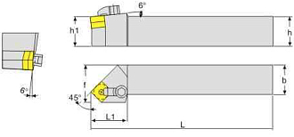 MSSNR2525M12 державка для наружного точения Deskar - фото 4
