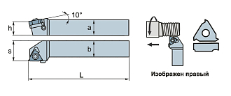 SER2020K16-B DKR державка резьбовая Deskar - фото 4