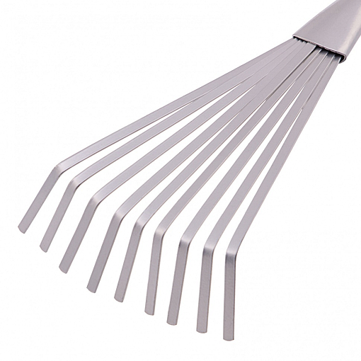 Фото 2 товара Грабли веерные 9 - зубые, 130 х 420 мм, стальные, пластиковая рукоятка, Connect, Palisad