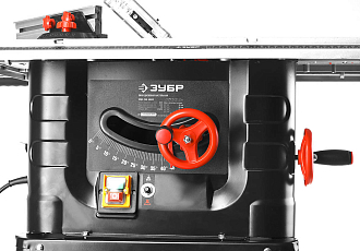 ЗУБР 1600 Вт, 4500 об/мин, ? 255 мм, пила дисковая настольная ЗПДС-255-1600С Мастер - фото 7