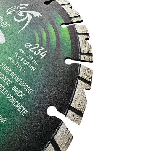 Фото 1 товара Круг алмазный 1A1RSS/W D354-3.2T-8+2W-25.4/20H+1P "TiReX" Elsilber