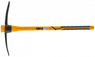 Кирка 2000 г, узкая, фиберглассовая обрезиненная рукоятка 900 мм Denzel - фото 1