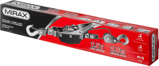 Фото 3 товара Лебедка ручная рычажная MIRAX 43130-1.5 1,5 т, 1,8 м
