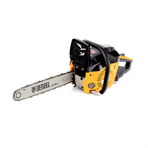 Фото 2 товара Пила цепная бенз. DGS-4516, шина 40 см, 3 л.с., шаг 3/8, паз 1,3 мм, 57 звеньев Denzel