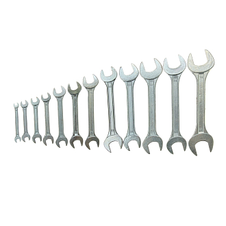 Набор ключей рожковых 6-32мм (12шт) Cr - фото 2